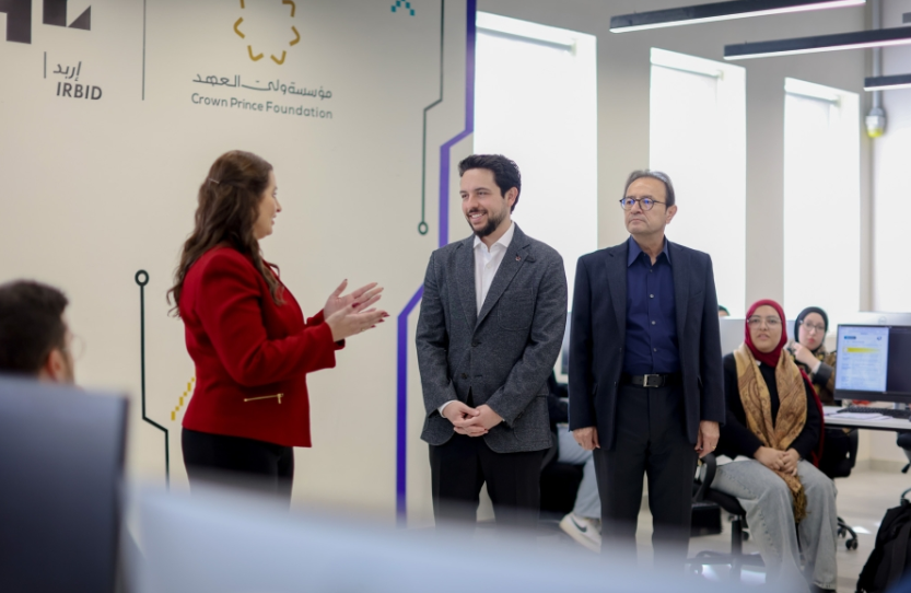 بالصور...ولي العهد يفتتح مركز 42 إربد المتخصص في علوم الحاسوب والبرمجة
