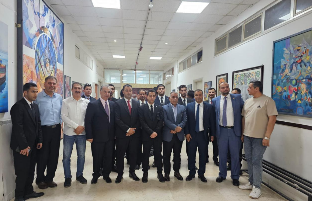 وفد من مدرسة الاستخبارات العسكرية يزور كلية الإعلام في جامعة اليرموك