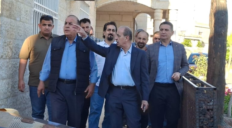 المصري يطلع على استعداد بلديات بإربد لفصل الشتاء