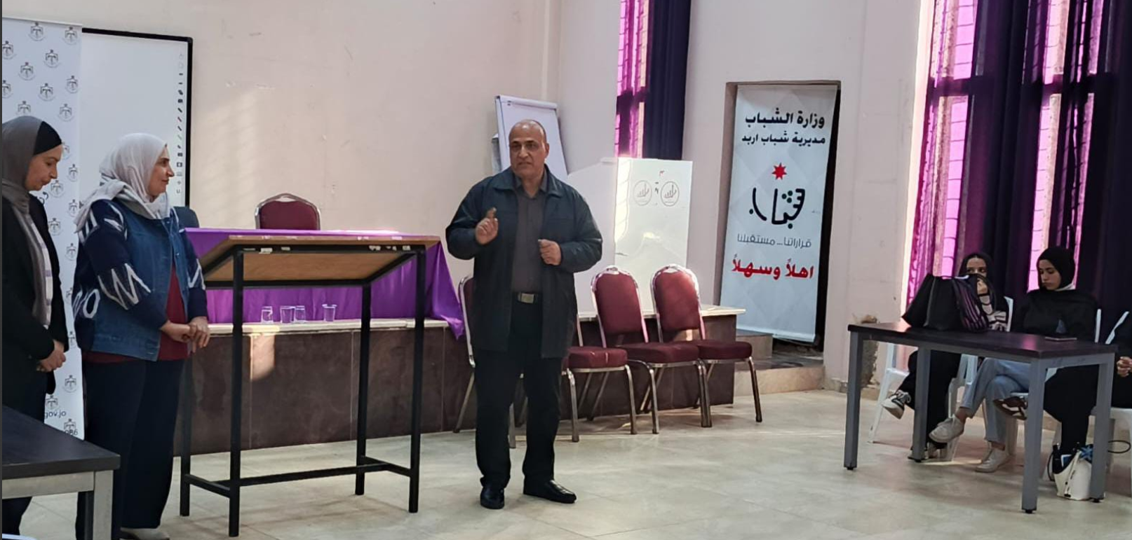  شباب إربد تنفذ جلسة تدريبية لتعزيز مشاركة الشباب في الحياة السياسية 
