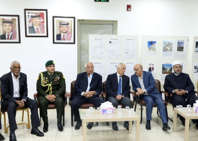 مندوبا عن الملك وولي العهد. العيسوي يعزي المجالي والقدومي والمدني