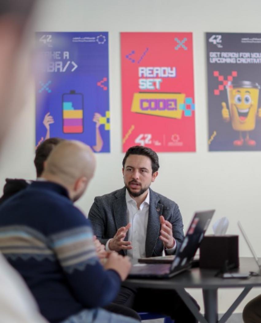 ولي العهد عبر إنستغرام: سعدت بافتتاح مشاريع تدريبية في إربد ولقاء شباب وشابات رياديين