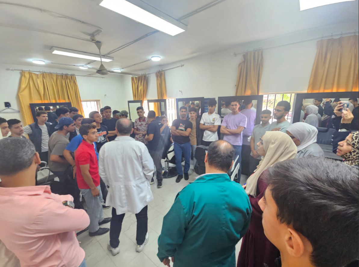 مركز شباب وشابات الصريح ينظم زيارة إلى مركز التدريب المهني