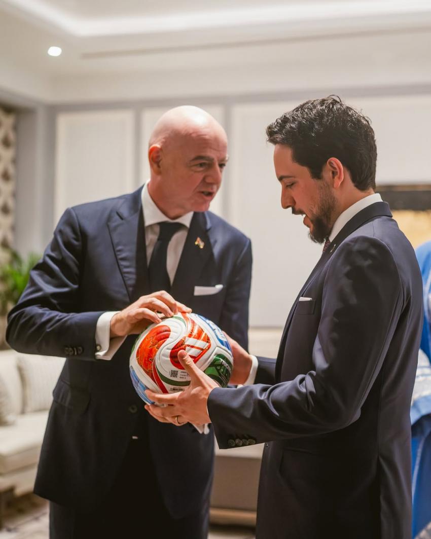 ولي العهد يرعى احتفال الاتحاد الأردني لكرة القدم باليوبيل الماسي