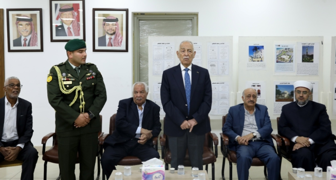 مندوبا عن الملك وولي العهد. العيسوي يعزي المجالي والقدومي والمدني