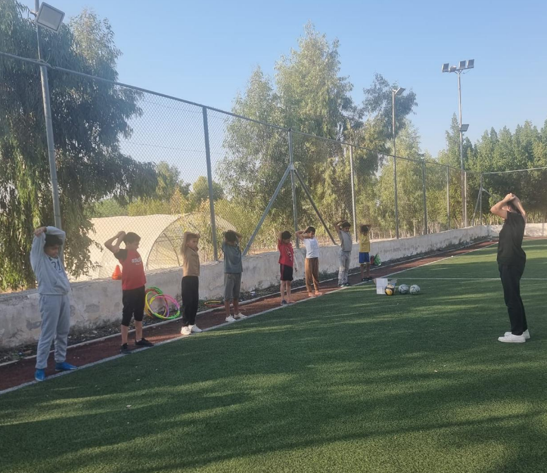 اختتام دورة تدريبية في كرة القدم بمركز شباب وشابات الشونة الشمالية