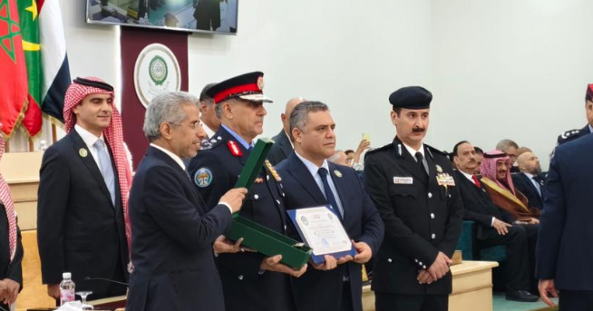 بالصور...اللواء المعايطة يشارك في مؤتمر قادة الشرطة والأمن العرب