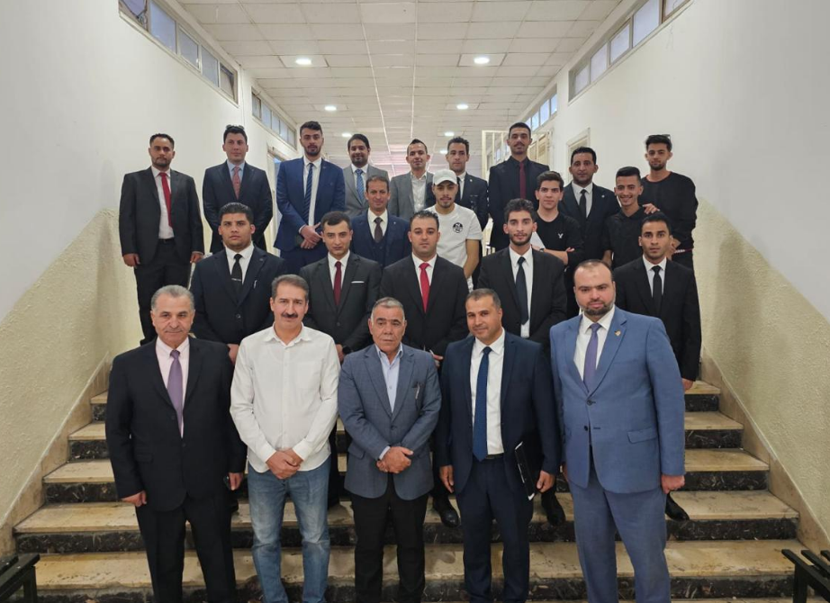 وفد من مدرسة الاستخبارات العسكرية يزور كلية الإعلام في جامعة اليرموك