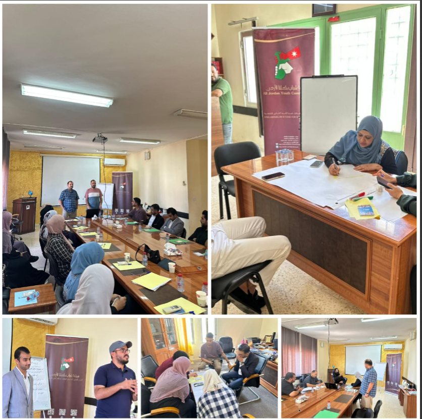 شباب كلنا الأردن في الطفيلة تنظم مجموعة من الفعاليات المجتمعية