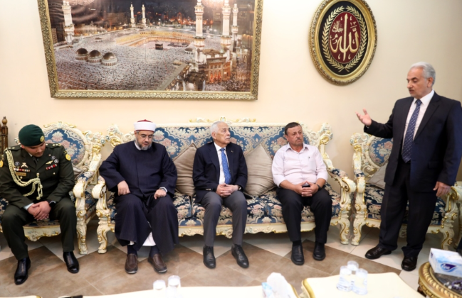 مندوبا عن الملك وولي العهد. العيسوي يعزي المجالي والقدومي والمدني