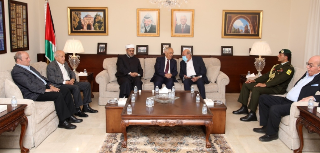 مندوبا عن الملك وولي العهد.. العيسوي يعزي بوفاة شقيقة سفير دولة فلسطين